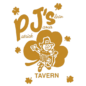 PJ's Tavern Gold Logo